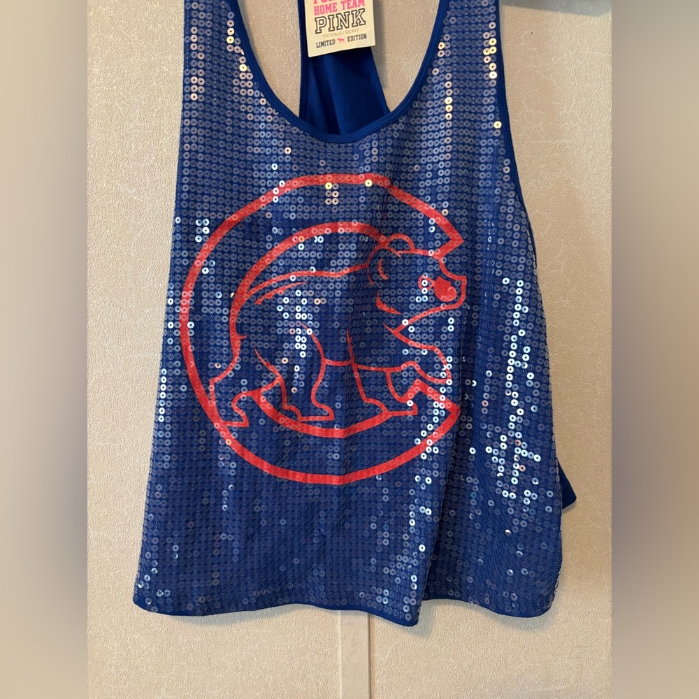 PINK | Victoria's Secret | Blue Chicago Cubs Tank Top | Size Small - Picture 6 of 6
